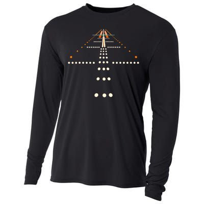 Best Pilot Art Aviator Aviation Airplane Pilot Cooling Performance Long Sleeve Crew