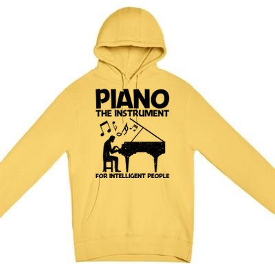 Best Piano Art Keyboard Piano Player Pianist Gift Premium Pullover Hoodie