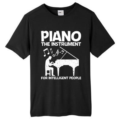 Best Piano Art Keyboard Piano Player Pianist Gift Tall Fusion ChromaSoft Performance T-Shirt