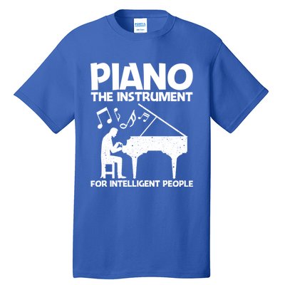 Best Piano Art Keyboard Piano Player Pianist Gift Tall T-Shirt