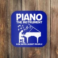 Best Piano Art Keyboard Piano Player Pianist Gift Coaster