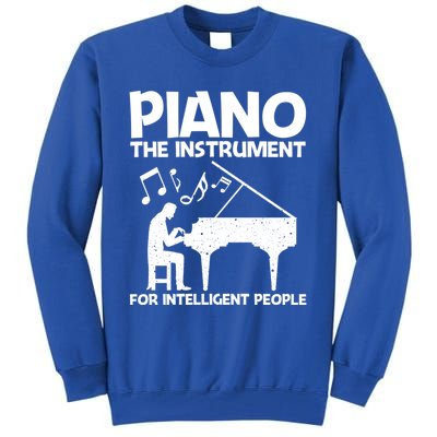 Best Piano Art Keyboard Piano Player Pianist Gift Tall Sweatshirt