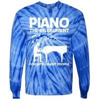 Best Piano Art Keyboard Piano Player Pianist Gift Tie-Dye Long Sleeve Shirt