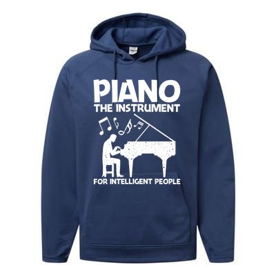 Best Piano Art Keyboard Piano Player Pianist Gift Performance Fleece Hoodie