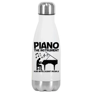 Best Piano Art Keyboard Piano Player Pianist Gift Stainless Steel Insulated Water Bottle