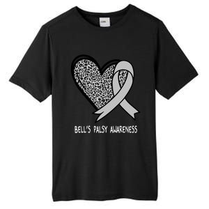 Bell’s Palsy Awareness Silver Ribbon Gift Tall Fusion ChromaSoft Performance T-Shirt