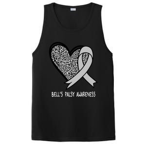 Bell’s Palsy Awareness Silver Ribbon Gift PosiCharge Competitor Tank