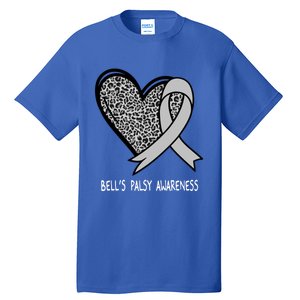 Bell’s Palsy Awareness Silver Ribbon Gift Tall T-Shirt