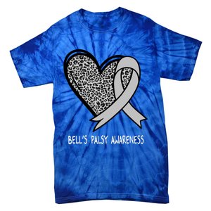 Bell’s Palsy Awareness Silver Ribbon Gift Tie-Dye T-Shirt