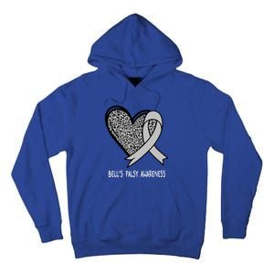 Bell’s Palsy Awareness Silver Ribbon Gift Tall Hoodie