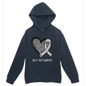 Bell’s Palsy Awareness Silver Ribbon Gift Urban Pullover Hoodie