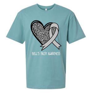 Bell’s Palsy Awareness Silver Ribbon Gift Sueded Cloud Jersey T-Shirt