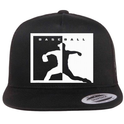 Baseball Pitcher Apparel Baseball Flat Bill Trucker Hat