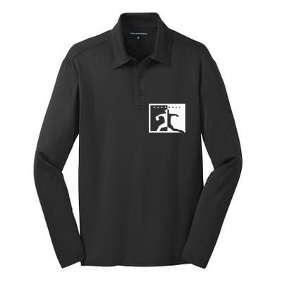 Baseball Pitcher Apparel Baseball Silk Touch Performance Long Sleeve Polo