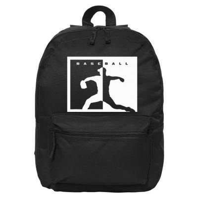 Baseball Pitcher Apparel Baseball 16 in Basic Backpack