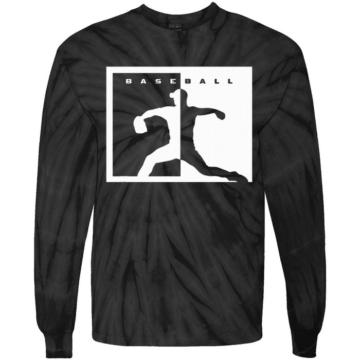 Baseball Pitcher Apparel Baseball Tie-Dye Long Sleeve Shirt