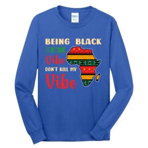 Black Pride African Culture Black History Month Vibe Gift Tall Long Sleeve T-Shirt