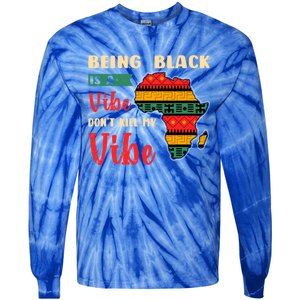 Black Pride African Culture Black History Month Vibe Gift Tie-Dye Long Sleeve Shirt