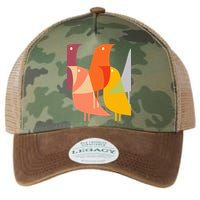 Bird Print Art Deco 60s Style Minimal Hippy Retro Cool Legacy Tie Dye Trucker Hat