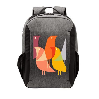 Bird Print Art Deco 60s Style Minimal Hippy Retro Cool Vector Backpack