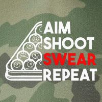 Billiard Pool Aim Shoot Swear Repeat Legacy Tie Dye Trucker Hat