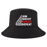 Billiard Pool Aim Shoot Swear Repeat Cool Comfort Performance Bucket Hat