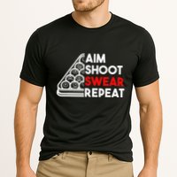 Billiard Pool Aim Shoot Swear Repeat Performance Shirt