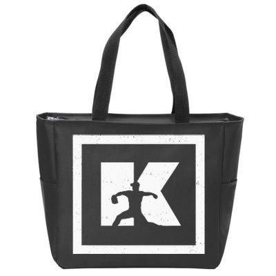 Baseball Pitcher Apparel Baseball Zip Tote Bag