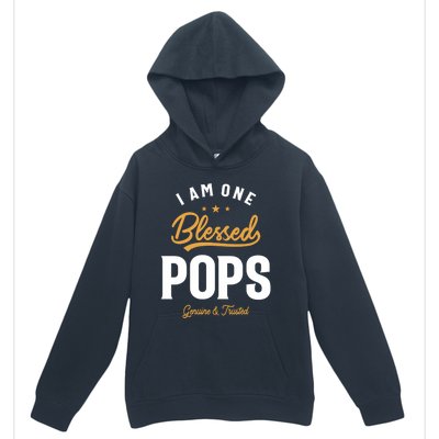 Blessed Pops A Dad Grandpas Pride Dad Grandpa Cool Gift Urban Pullover Hoodie