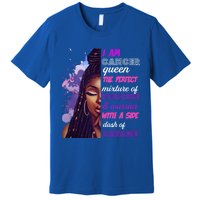 Black Princess And Warrior Cancer Girl Savage Funny Gift Premium T-Shirt