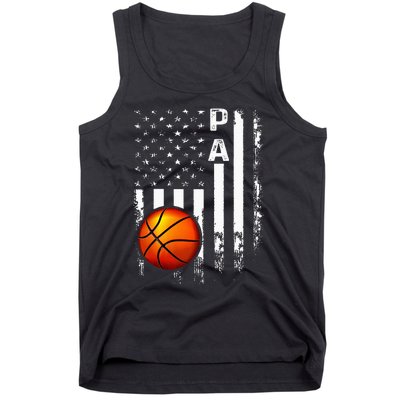 Basketball Pa American Flag Vintage Christmas Xmas Tank Top