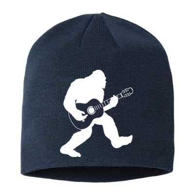 Bigfoot Playing Acoustic Guitar Sustainable Beanie