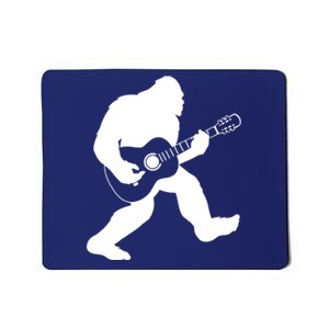 Bigfoot Playing Acoustic Guitar Mousepad