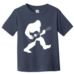 Bigfoot Playing Acoustic Guitar Toddler T-Shirt