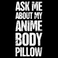 Body Pillow Anime Weeaboo Waifu Flat Bill Trucker Hat