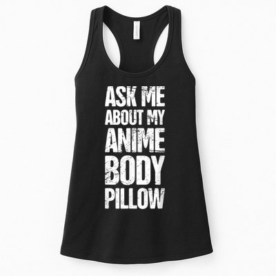 Body Pillow Anime Weeaboo Waifu Womens Tank Top
