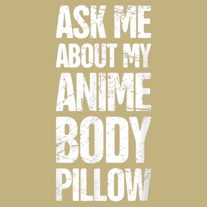 Body Pillow Anime Weeaboo Waifu Button