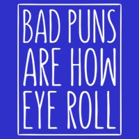 Bad Puns Are How Eye Roll Gift Sarcastic Giffunny Gift 16 in Basic Backpack