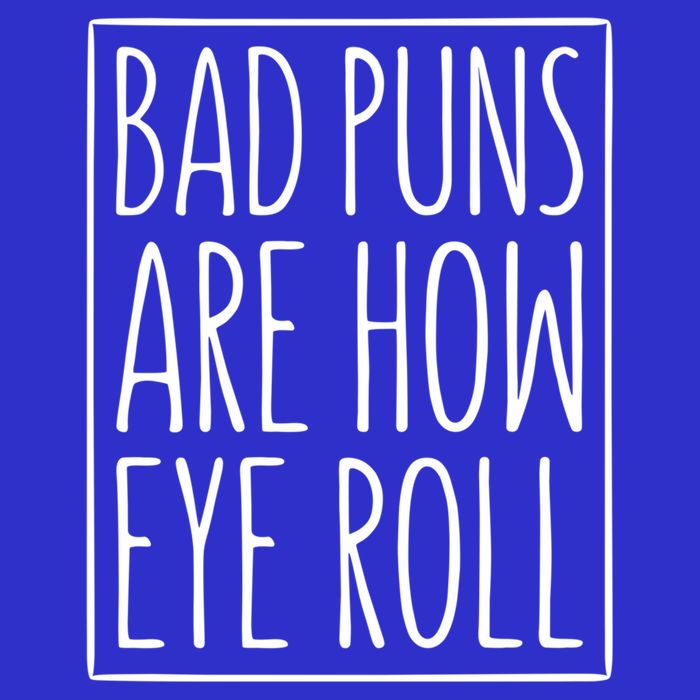Bad Puns Are How Eye Roll Gift Sarcastic Giffunny Gift 16 in Basic Backpack