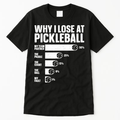 Best Pickleball Art For Sport Pickleball Player Tall T-Shirt
