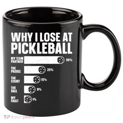 Best Pickleball Art For Sport Pickleball Player 11oz C Handle Ceramic Mug