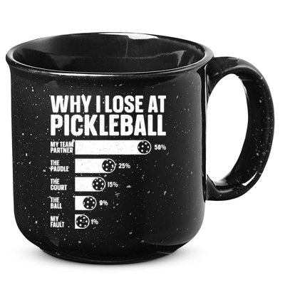 Best Pickleball Art For Sport Pickleball Player 15oz Campfire Ceramic Mug