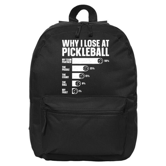 Best Pickleball Art For Sport Pickleball Player 16 in Basic Backpack