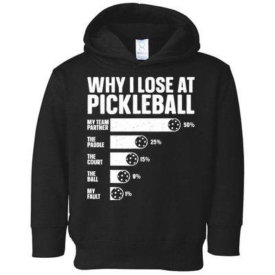 Best Pickleball Art For Sport Pickleball Player Toddler Hoodie