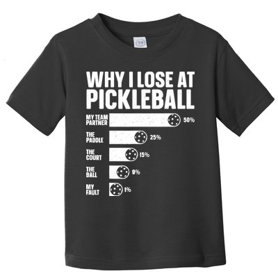 Best Pickleball Art For Sport Pickleball Player Toddler T-Shirt