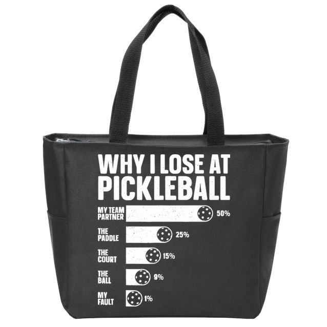 Best Pickleball Art For Sport Pickleball Player Zip Tote Bag