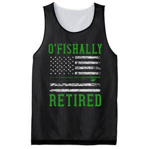 Border Patrol Agent Usa Flag Fishing Retirement Mesh Reversible Basketball Jersey Tank