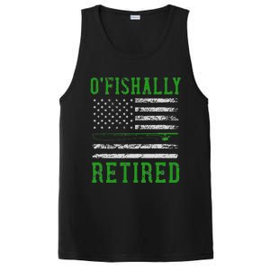 Border Patrol Agent Usa Flag Fishing Retirement PosiCharge Competitor Tank