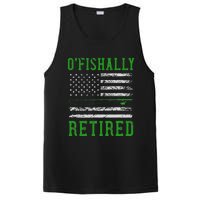 Border Patrol Agent Usa Flag Fishing Retirement PosiCharge Competitor Tank