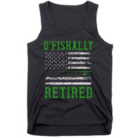 Border Patrol Agent Usa Flag Fishing Retirement Tank Top